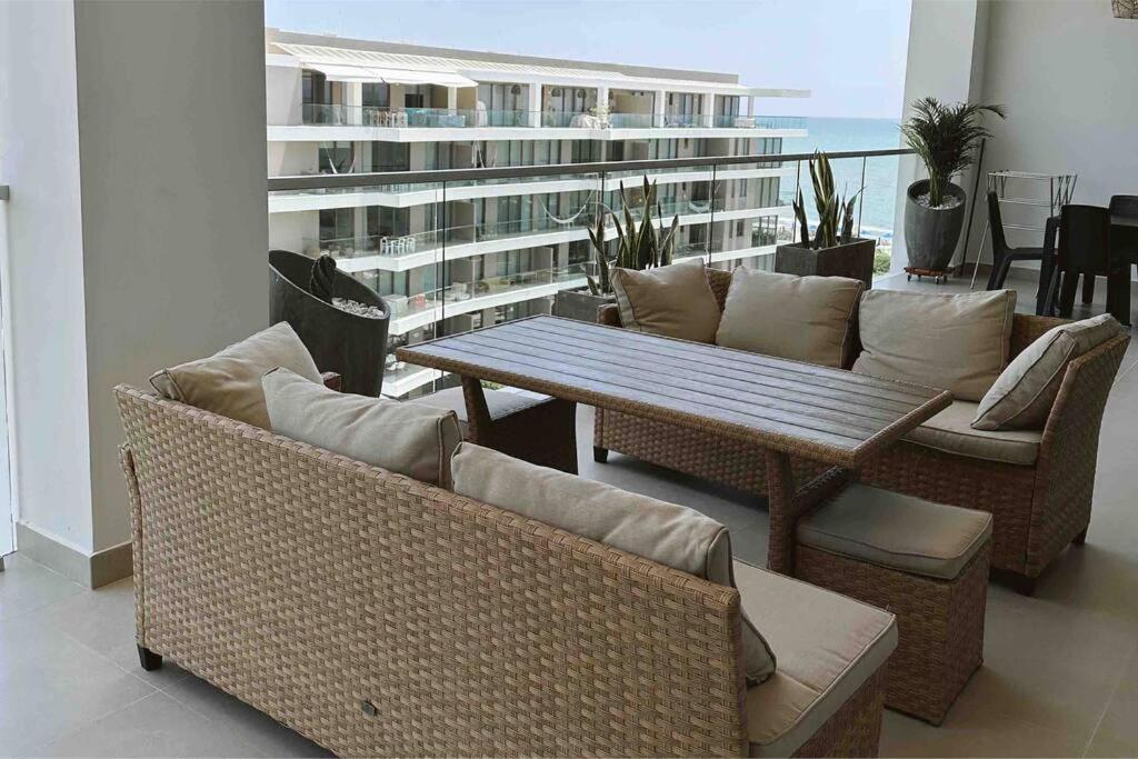 Apartament Lujoso Penthouse - Vista Al Mar - Playa Privada Kartagena Zewnętrze zdjęcie